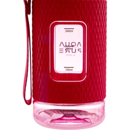 ASTRA Zdravá láhev na vodu Aqua Pure 400 ml růžová 158476