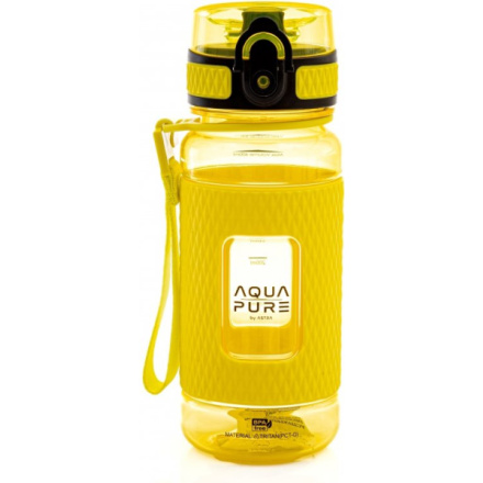 ASTRA Zdravá láhev na vodu Aqua Pure 400 ml žlutá 158479