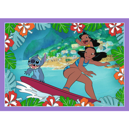 TREFL Puzzle Lilo&Stitch: Bláznivý den 4v1 (35,48,54,70 dílků) 158722