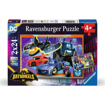 RAVENSBURGER Puzzle Batwheels 2x24 dílků 159021