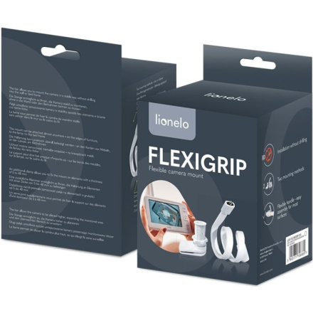 LIONELO Univerzální držák na kameru Flexi Grip White 159069