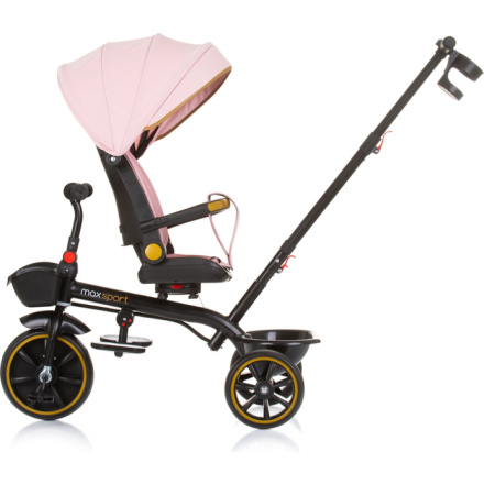 CHIPOLINO Tříkolka se stříškou Max Sport 2v1 Flamingo 159230