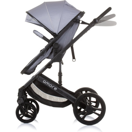 CHIPOLINO Kočárek kombinovaný Amore 2v1 Ash Grey 159257 , 2024