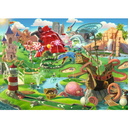 RAVENSBURGER Puzzle Minigolfový ráj XXL 500 dílků 159265