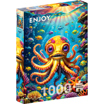 ENJOY Puzzle Roztomilá chobotnička 1000 dílků 159372