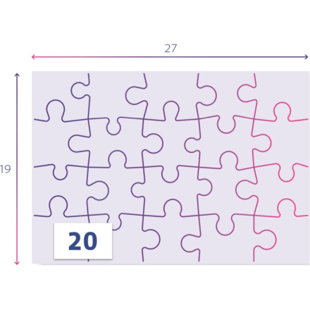 CLEMENTONI Puzzle Superčíči 2x20 dílků 159463