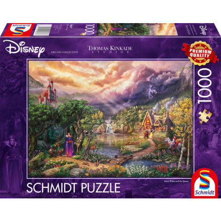 SCHMIDT Puzzle Disney: Sněhurka a královna 1000 dílků 159554