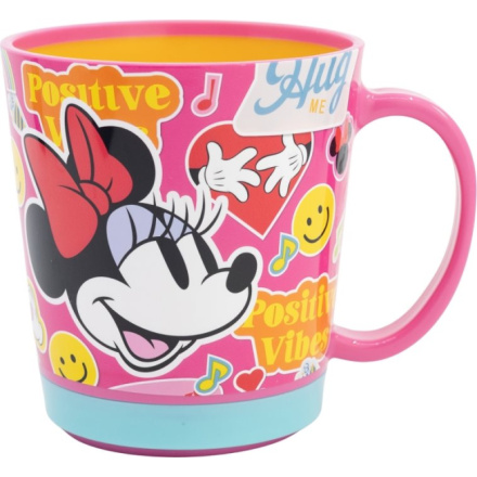 STOR Hrneček s protiskluzovým dnem 410 ml Minnie 159774