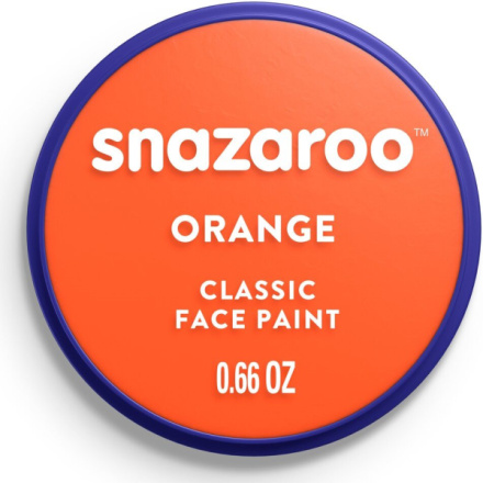 SNAZAROO Barva na obličej Oranžová (Orange) 18ml 160173