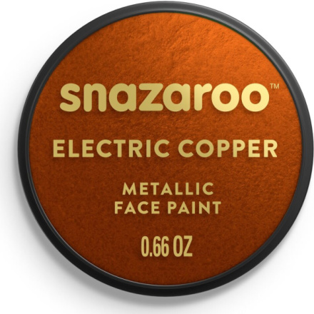 SNAZAROO Barva na obličej Metalická Měděná (Electric Copper) 18ml 160207