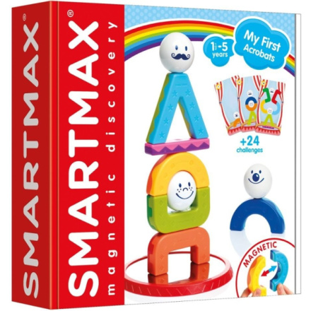 SMARTMAX Magnetická stavebnice Moji první akrobati 10 dílků 160246