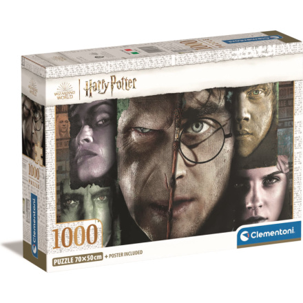 CLEMENTONI Puzzle Harry Potter 1000 dílků 160338