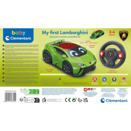 CLEMENTONI BABY Moje první Lamborghini na dálkové ovládání 160493