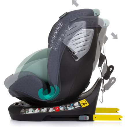 CHIPOLINO Autosedačka Supreme i-Size 40-150cm Isofix 360, Pastel Green 160780, (2024)