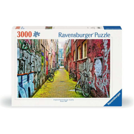 RAVENSBURGER Puzzle Street Art v Amsterdamu 3000 dílků 160919