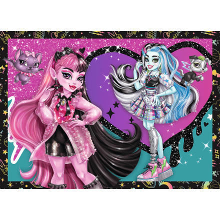 TREFL Puzzle Monster High: Elektrizující den 4v1 (35,48,54,70 dílků) 160951