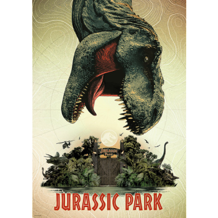 TREFL Puzzle Premium Plus Jurassic Park: Filmový plakát 1000 dílků 160989