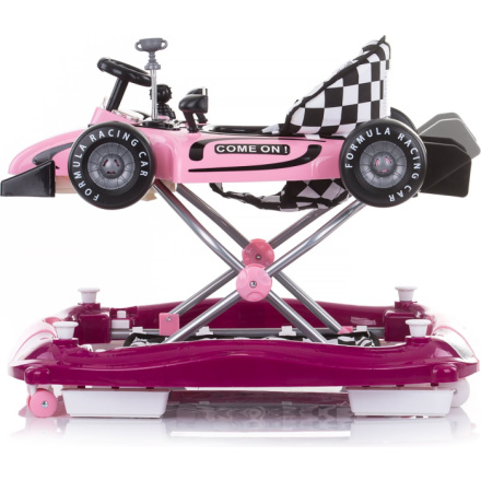 CHIPOLINO Chodítko interaktivní Car Racer 4v1 Pink 161091