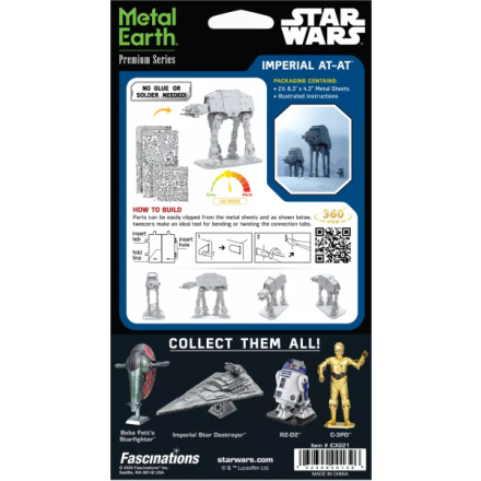 METAL EARTH 3D puzzle Premium Series: Star Wars Imperial AT-AT 161387