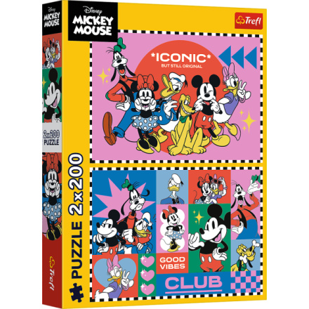 TREFL Puzzle Disney: Čas s přáteli 2x200 dílků 161452