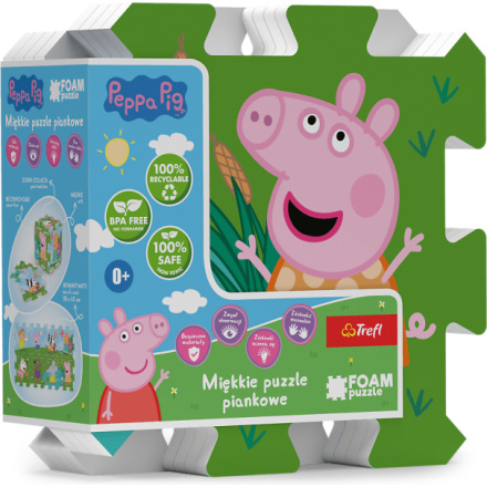 TREFL Pěnové puzzle Prasátko Peppa 161457, 8 dílků