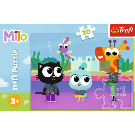 TREFL Puzzle Kocourek Milo 30 dílků 161613