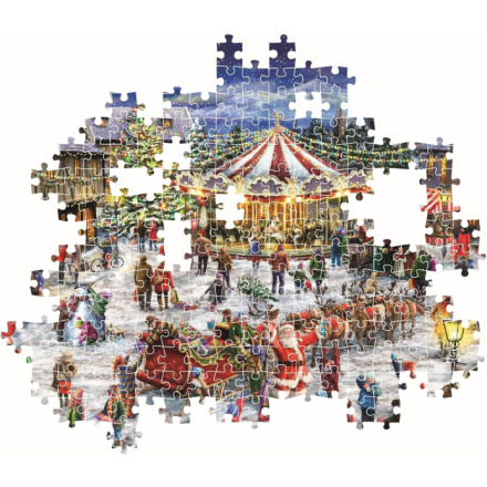 CLEMENTONI Puzzle Vánoční trhy 1500 dílků 161707