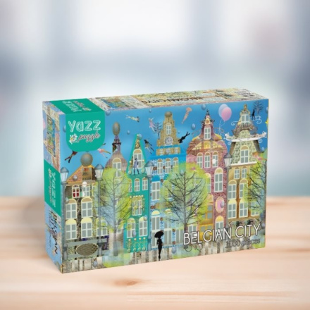 YAZZ Puzzle Belgické město 1000 dílků 161780