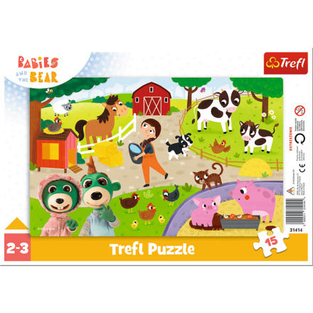 TREFL Puzzle Farma 15 dílků 161860