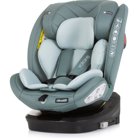 CHIPOLINO Autosedačka Volare i-Size 40-150cm Isofix 360 Pastel Green 162073, (2024)