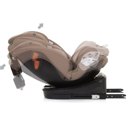 CHIPOLINO Autosedačka Volare i-Size 40-150cm Isofix 360 Macadamia 162074, (2024)