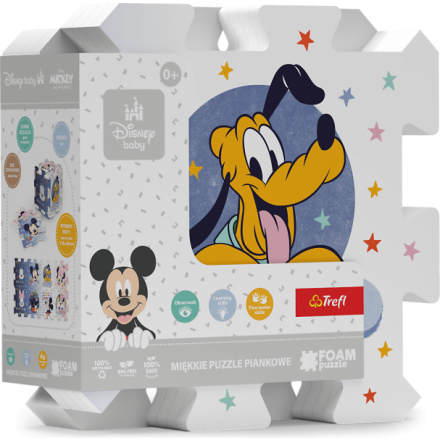 TREFL Pěnové puzzle Mickey a přátelé 162191, 8 dílků