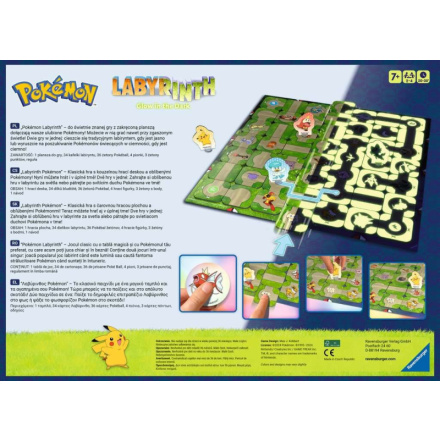 RAVENSBURGER Hra Labyrinth Pokémon Svítící 162475