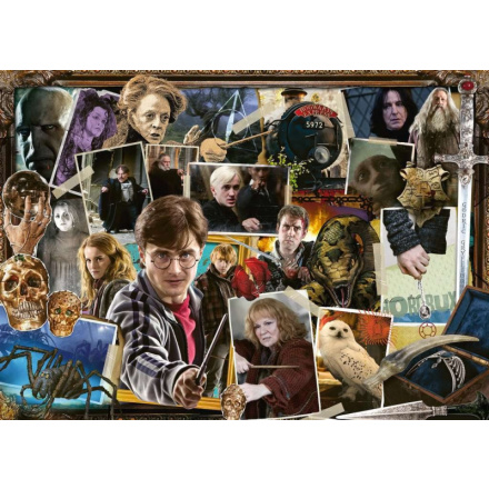 RAVENSBURGER Puzzle Harryho Pottera vs Voldemort 1000 dílků 162487