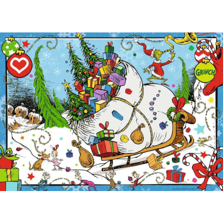 RAVENSBURGER Puzzle Grinch 1000 dílků 162503