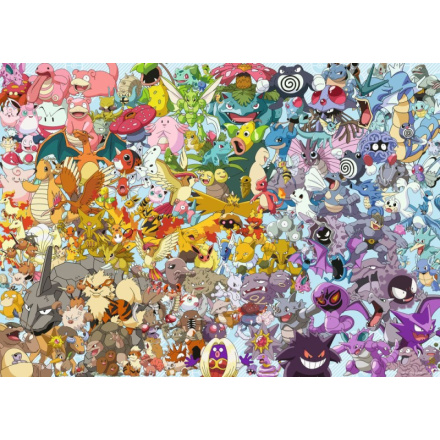 RAVENSBURGER Puzzle Challenge: Pokémon 1000 dílků 162998