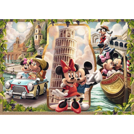 RAVENSBURGER Puzzle Mickey a Minnie na dovolené 1000 dílků 163000