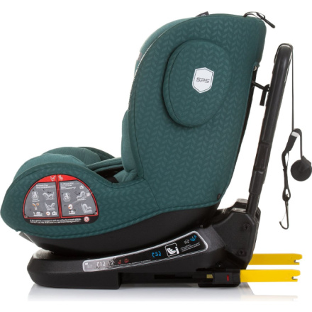 CHIPOLINO Autosedačka Peak i-Size 40-150cm Isofix 360 Pastel Green 163154, (2024)