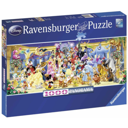 RAVENSBURGER Panoramatické puzzle Disney - Rodinná fotka 1000 dílků 2249