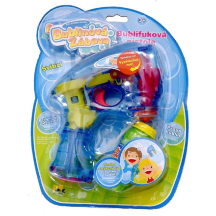 MAC TOYS Svítící bublifuková pistole (mix) 22685