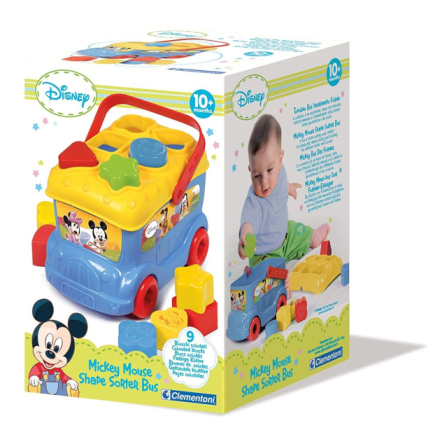 CLEMENTONI BABY Disney Vkládací autobus Mickey 22830