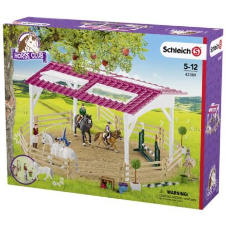 SCHLEICH Horse Club® 42389 Jezdecká škola s jezdci a koňmi 22913