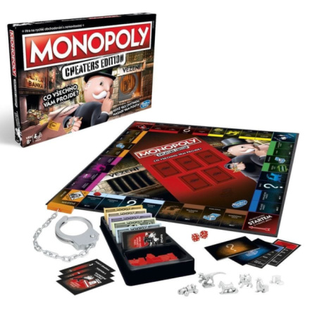 HASBRO Monopoly Cheaters edition CZ 25225