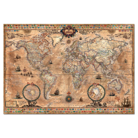 EDUCA Puzzle Antická mapa světa 1000 dílků 2558