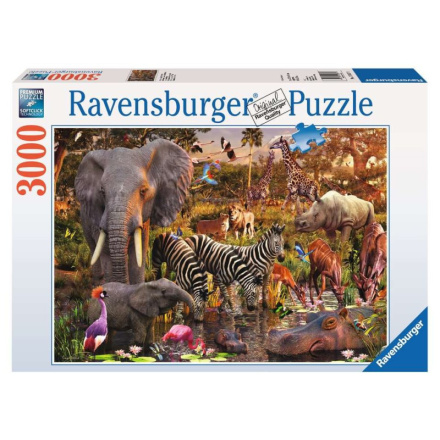 RAVENSBURGER Puzzle Africká zvířata 3000 dílků 2571