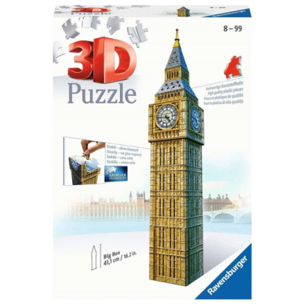 3D puzzle Big Ben, Londýn 216 dílků 2604