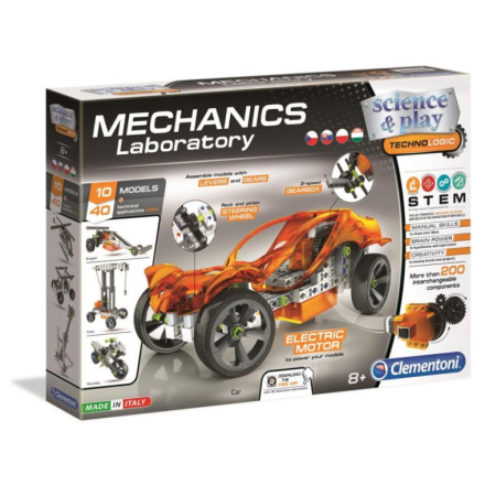 CLEMENTONI Science&Play Mechanická laboratoř: 50 modelů 26502
