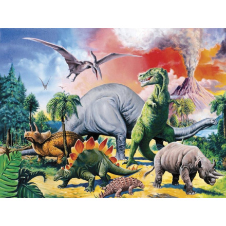 RAVENSBURGER Puzzle Mezi dinosaury XXL 100 dílků 2732