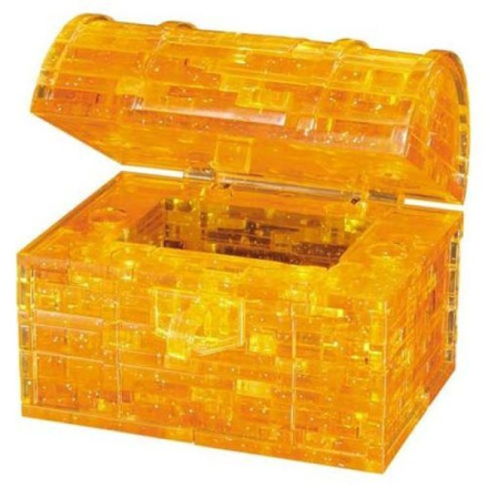 HCM KINZEL 3D Crystal puzzle Pokladnička truhla s klíčem 52 dílků 3343