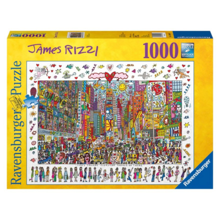 RAVENSBURGER Puzzle Times Square - Everyone should go there 1000 dílků 3416